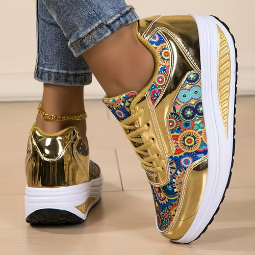 Mandala Gold Sneaker